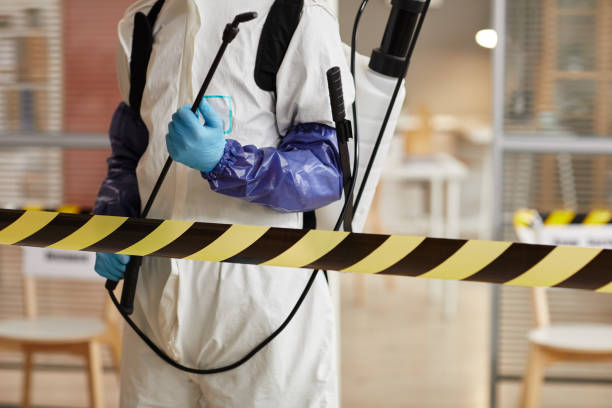 Professional Blood Cleanup technician working in Elmira, NY
